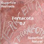 cor terracota -  ladrilho hidráulico