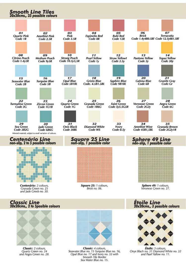 English catalog hydraulic tile