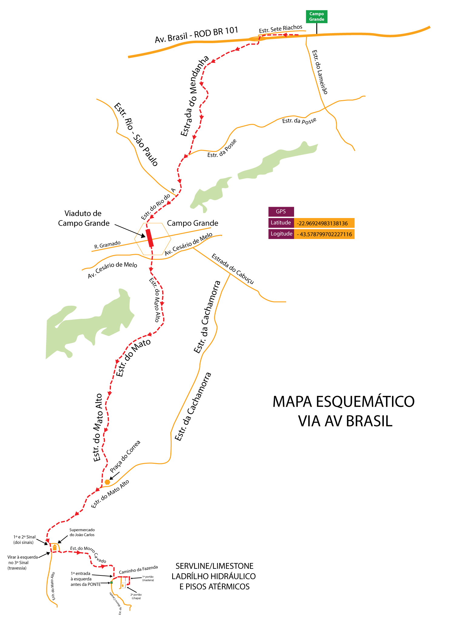 mapa frabrica de ladrilho hidráulico av brasil
