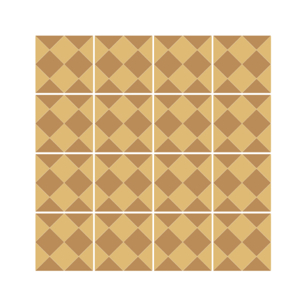 Paginação do Ladrilho Hidráulico Mosaico 20 x 20 cm