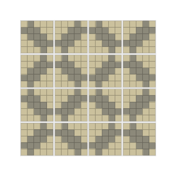 Paginação do Ladrilho Hidráulico Centenário 20 x 20 cm