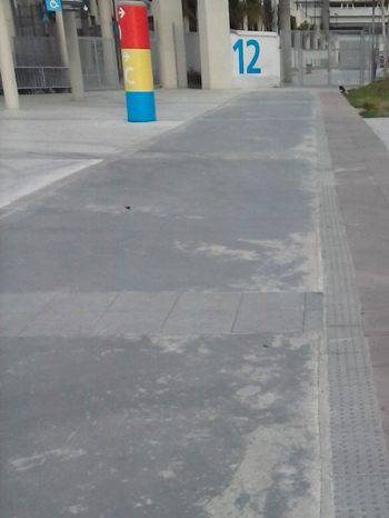 Piso Podotátil Piso Podotátil Alerta em Ladrílho Hidráulico, Norma ABNT NBR 9050,