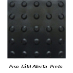 Piso Podotátil Alerta Preto