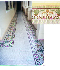 Piso da varanda superior