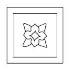 F53 UMA FLOR EMOLDURADA LADRÍLHO HIDRÁULICO
F53 UMA FLOR EMOLDURADA
20X20 CM
